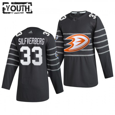 Dresovi Anaheim Ducks Jakob Silfverberg 33 Siva Adidas 2020 NHL All-Star Authentic - Dječji Dresovi Anaheim Ducks Jakob Silfverberg 33 Siva Adidas 2020 NHL All-Star Authentic - Dječji